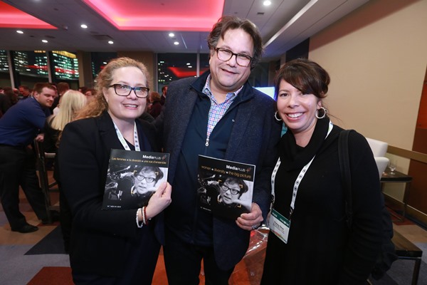 L to R: Deb Day from Innovate By Day, Jesse Wente from the Indigenous Screen Office and Tracey Deer from Mohawk Princess Pictures at Prime Time in Ottawa, ON.